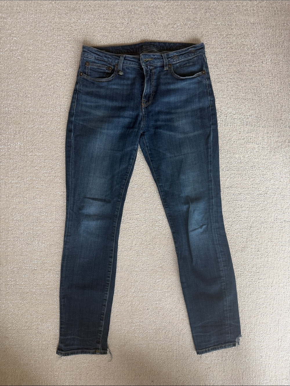 R13 Women's Dark Blue Alison Skinny Jeans